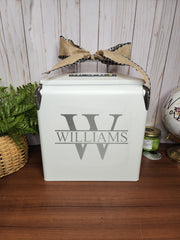 Custom Laser Engraved 12 QT. Retro Cooler