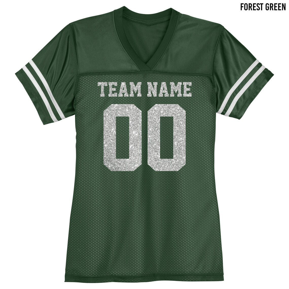 Custom Football Glitter Jersey