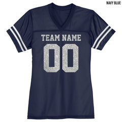 Custom Football Glitter Jersey