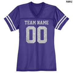 Custom Football Glitter Jersey