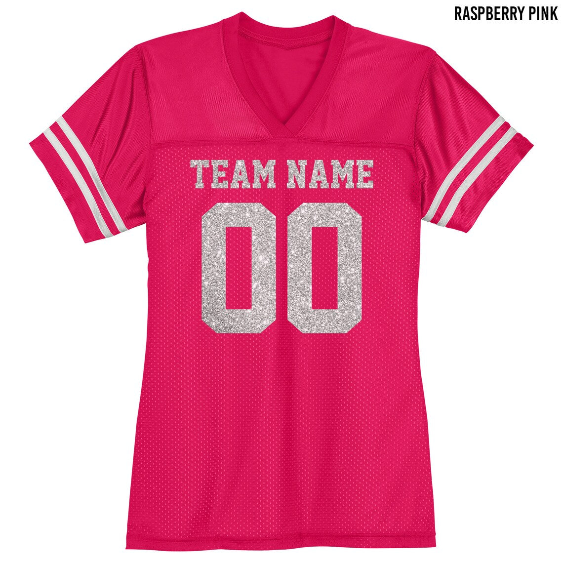Custom Football Glitter Jersey