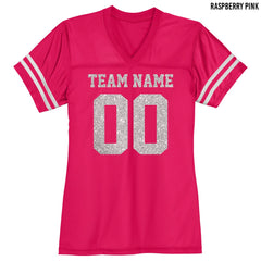 Custom Football Glitter Jersey