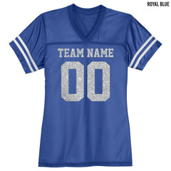 Custom Football Glitter Jersey