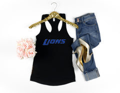 Detroit Lions Glitter Top
