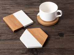 Custom Closing Gift Set- Acopa Marble and Acacia Wood