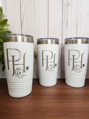 Custom Laser Engraved 20 oz Tumbler