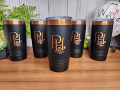 Rose Gold Plated Laser Engraved Drinkware