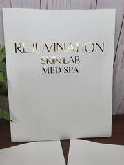 Branded Foil Presentation Folders with Card Holder