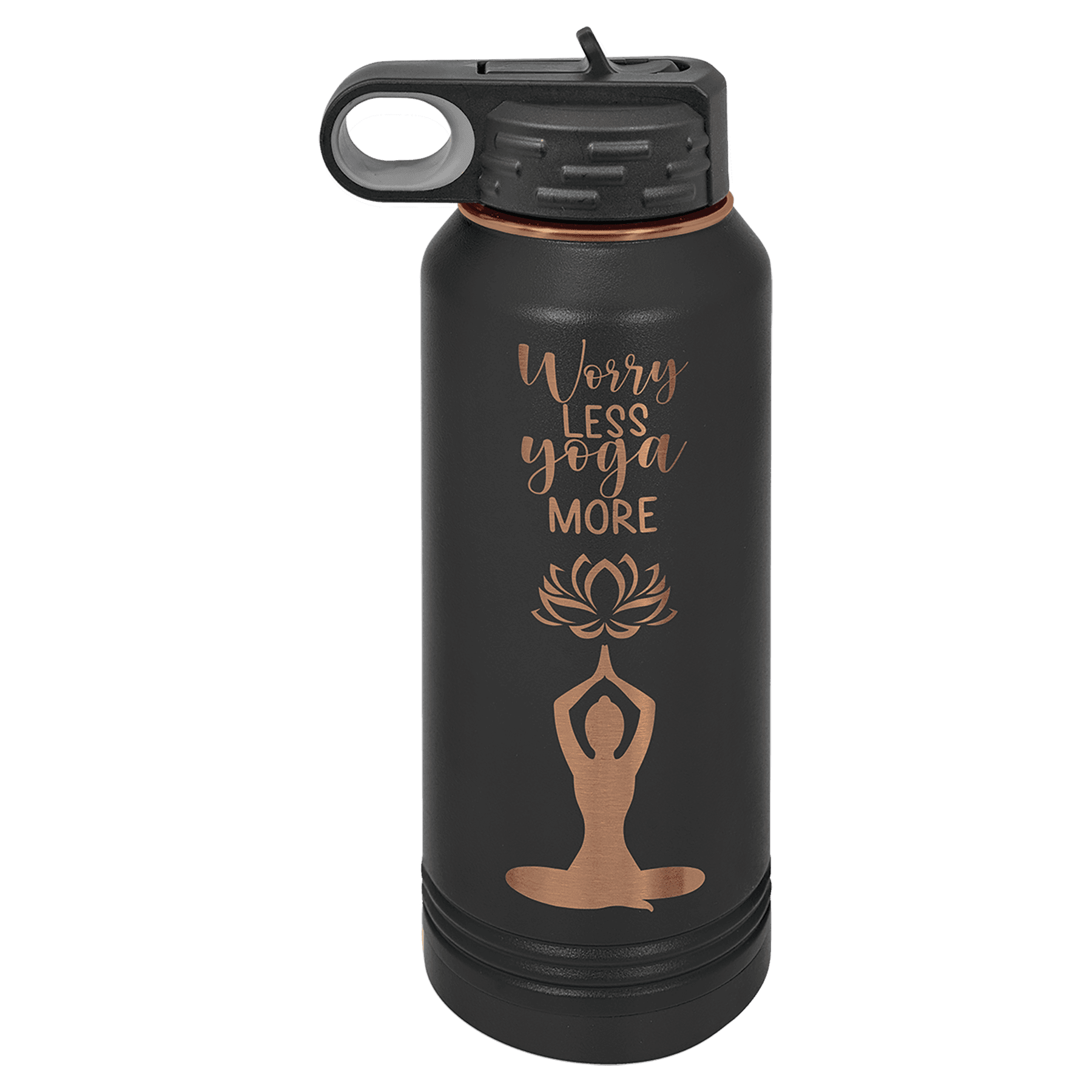 Rose Gold Plated Laser Engraved Drinkware