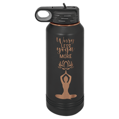 Rose Gold Plated Laser Engraved Drinkware
