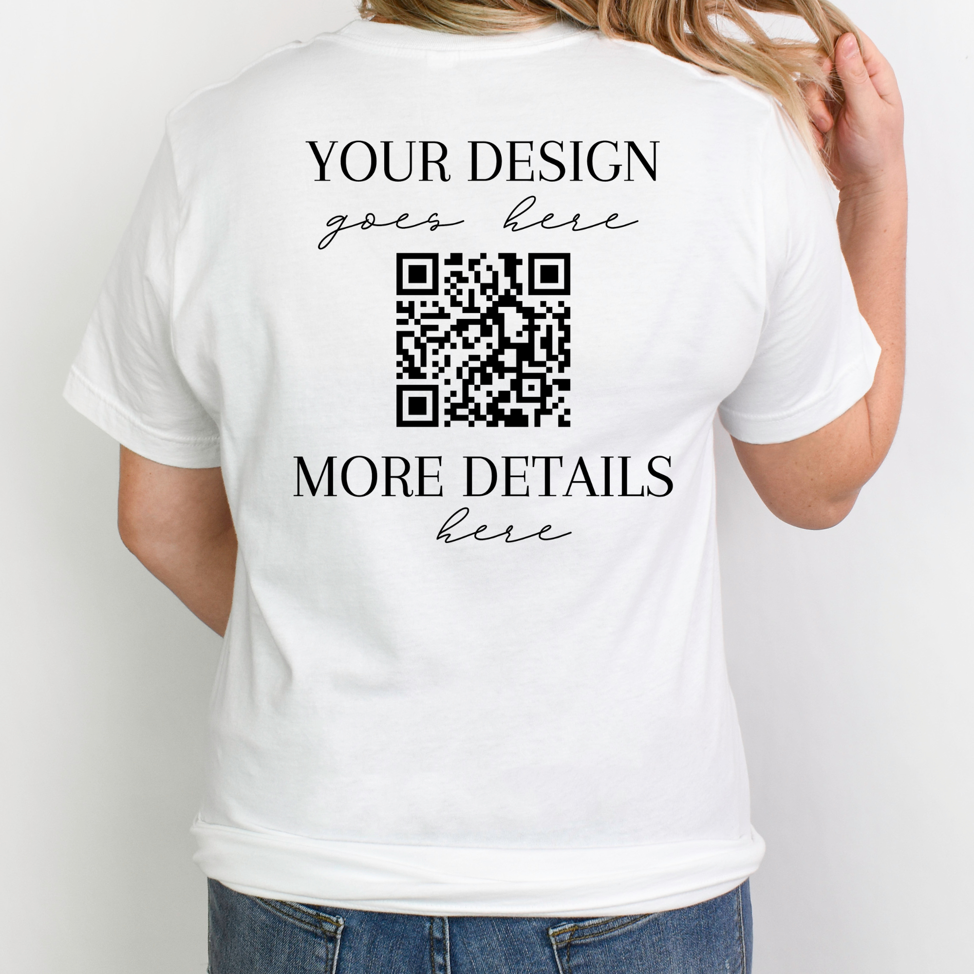 Custom Logo Shirt with QR Code