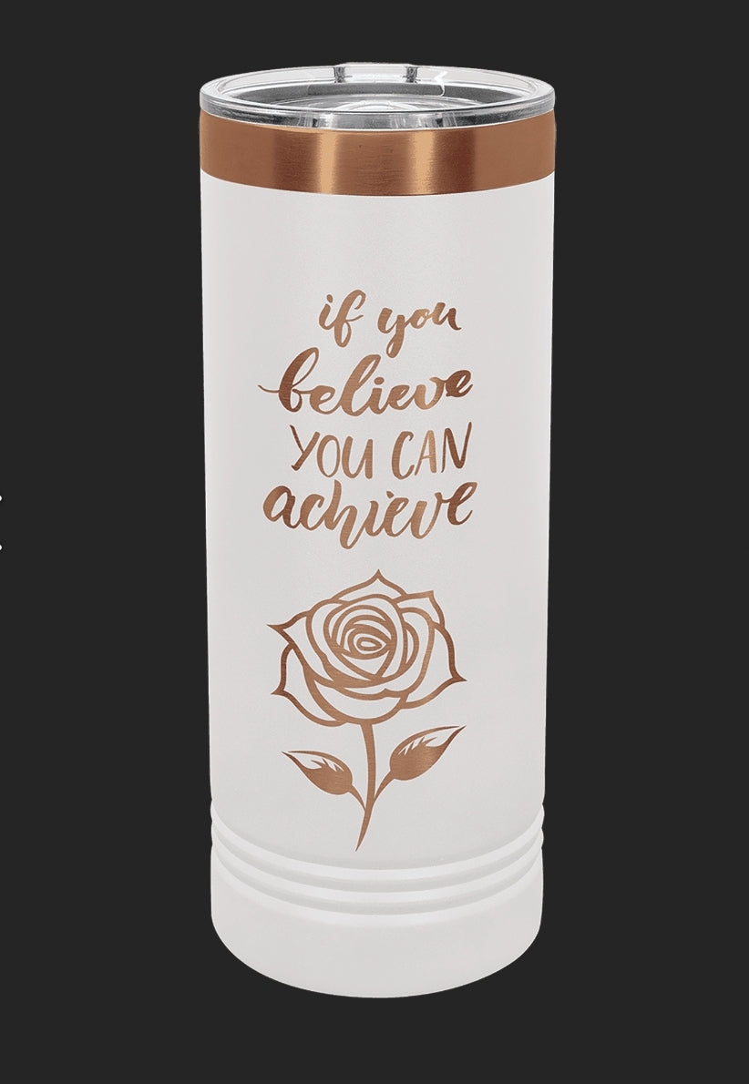Rose Gold Plated Laser Engraved Drinkware