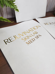 Branded Foil Presentation Folders with Card Holder