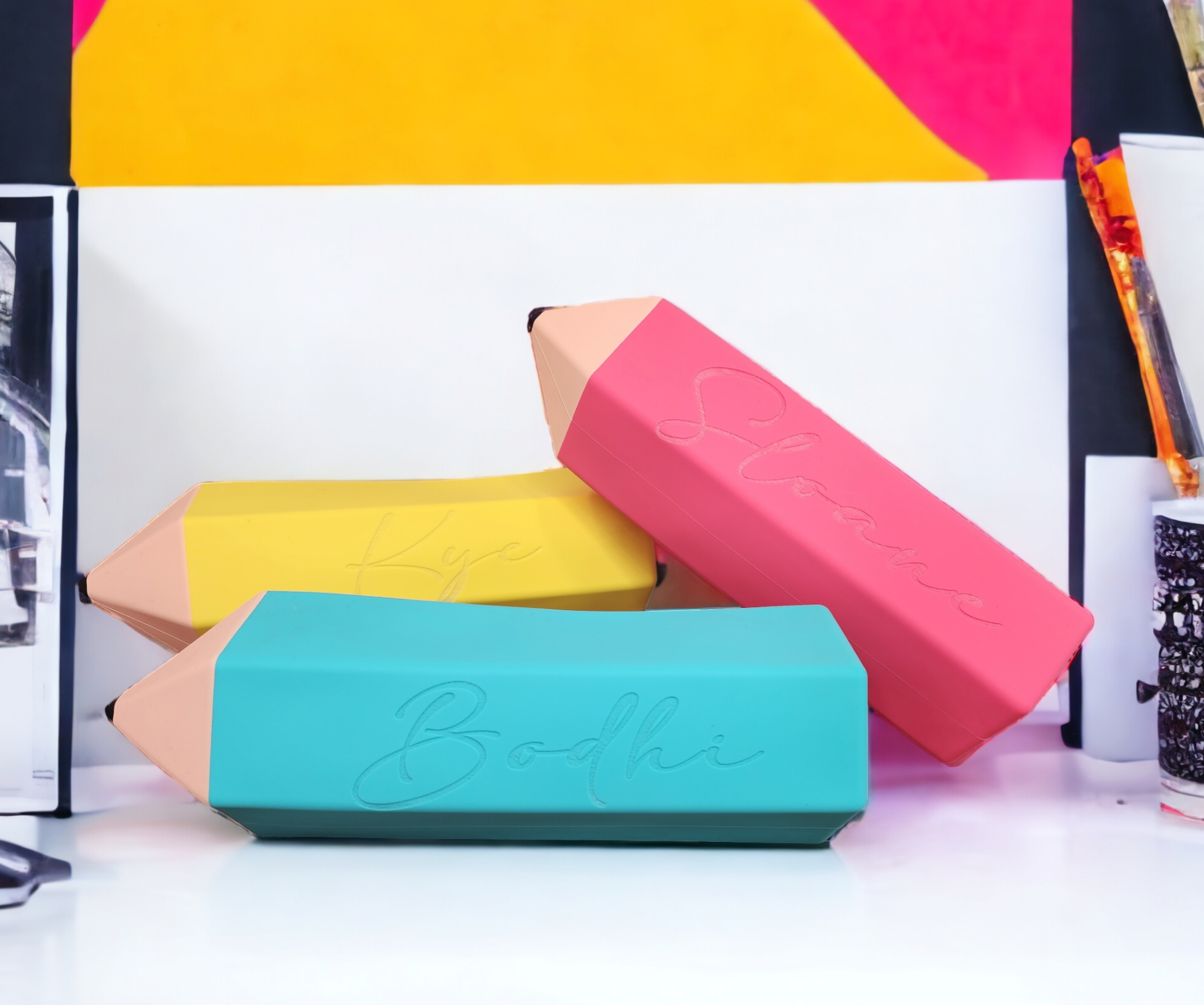 Personalized Engraved Pencil or Crayon Pouch