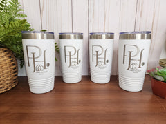 Custom Laser Engraved 20 oz Tumbler