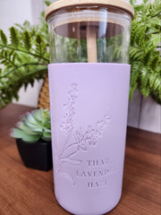 Swiftie Lavender Haze 20 oz. Glass Tumbler