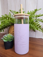 Swiftie Lavender Haze 20 oz. Glass Tumbler