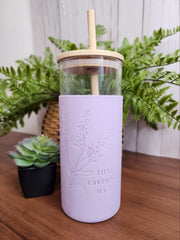 Swiftie Lavender Haze 20 oz. Glass Tumbler