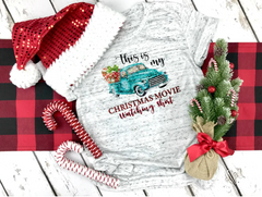 This is my Christmas movie watching Shirt / Cute Santa Shirt / Christmas Sweater / Old Truck Christmas Tee /