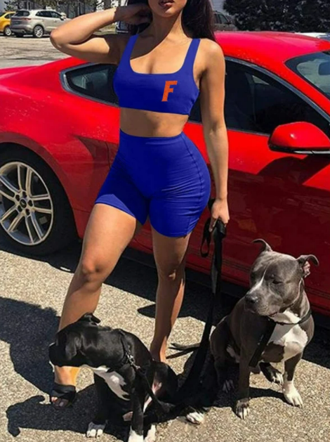 Florida Gators Glitter Crop Tank and Biker Shorts Set (3 Colors Available!)