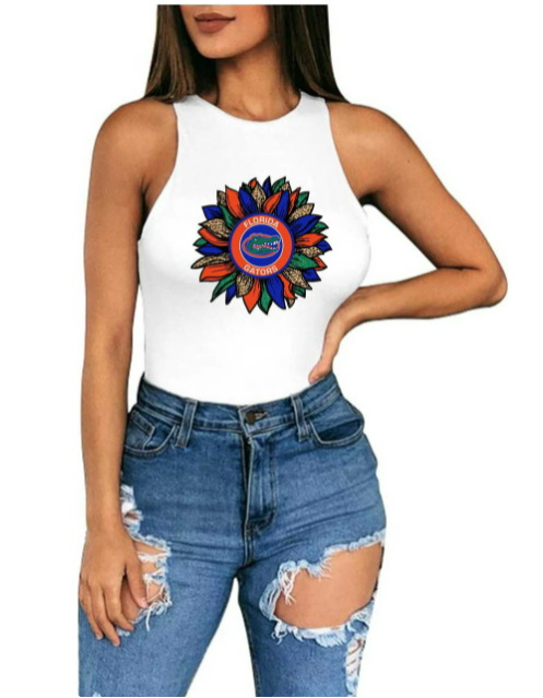 Florida Gators Sunflower High Neck Bodysuit