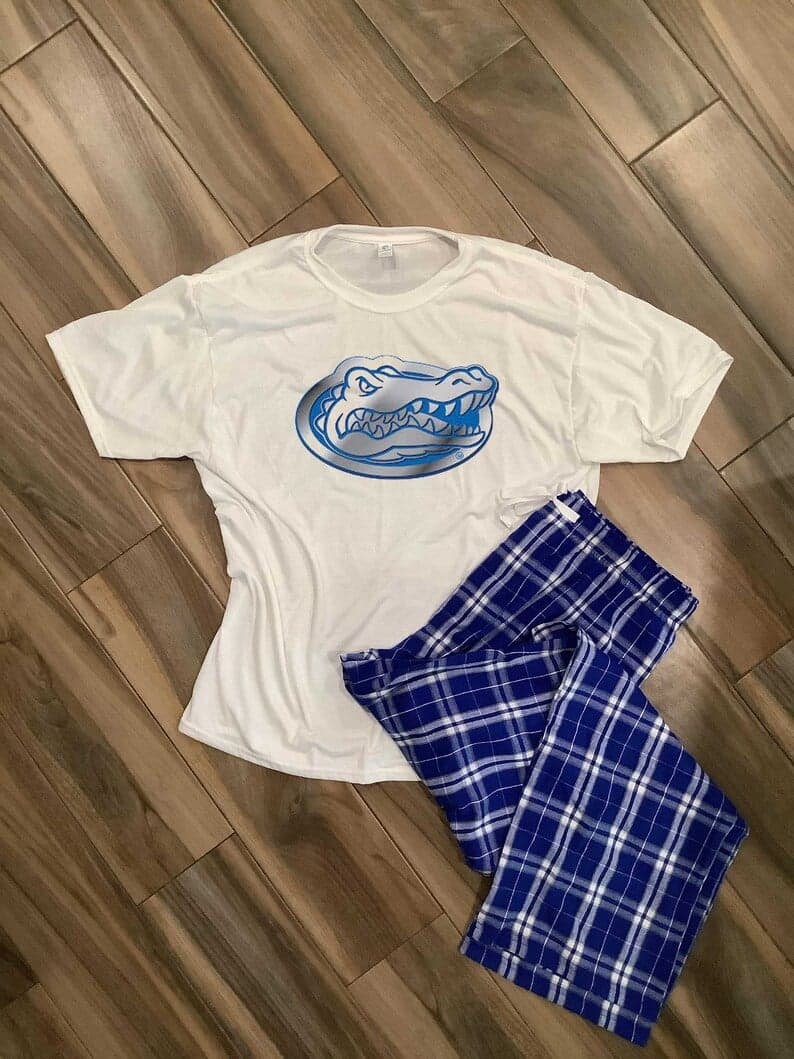 Florida Gators Silver Pajama Set