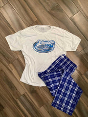 Florida Gators Silver Pajama Set
