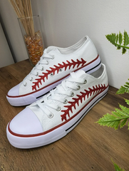 Glitter Baseball Low Top Sneakers