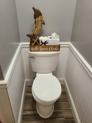 Hello Sweet Cheeks Toilet Topper Tray