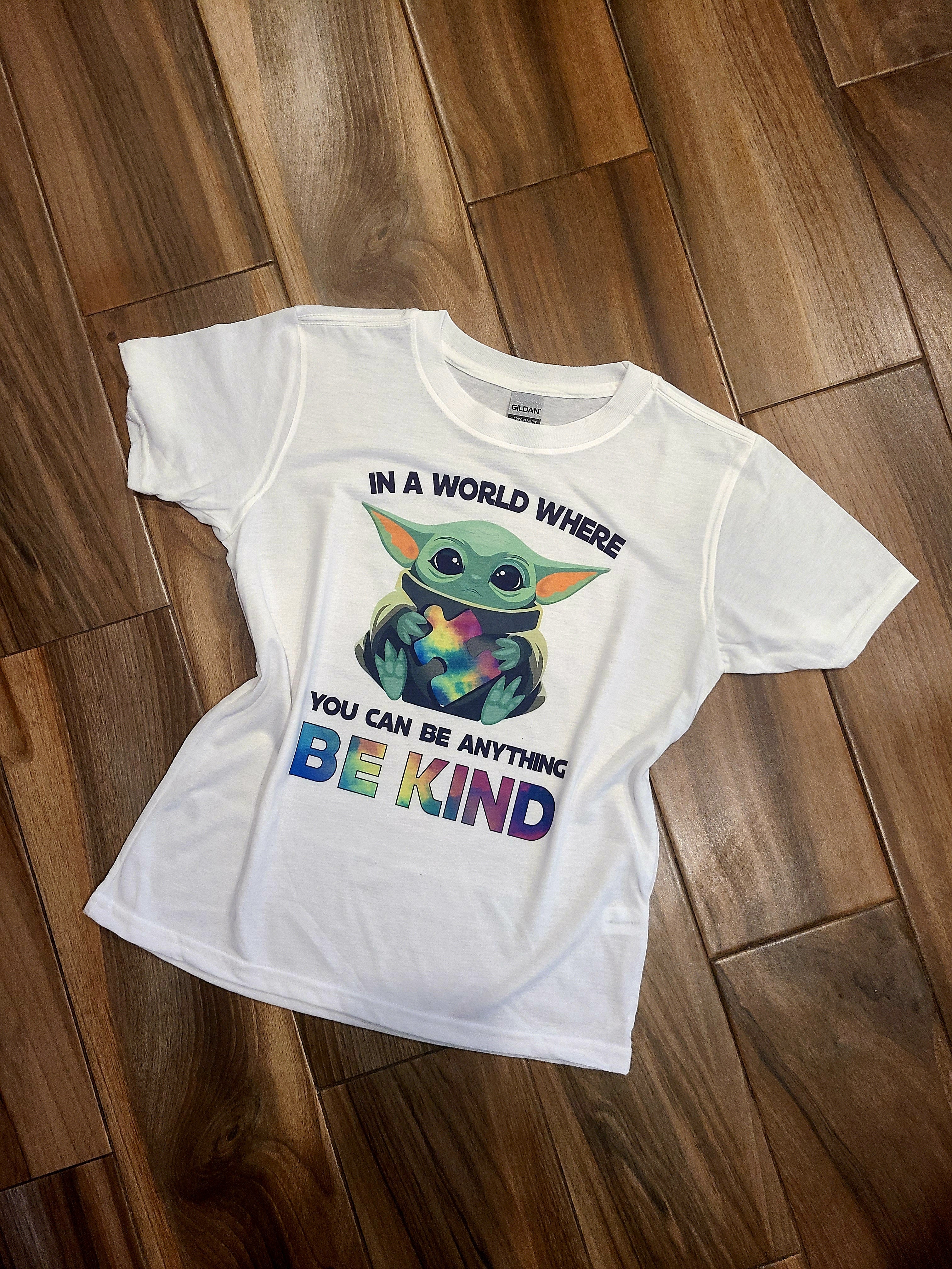 Autism Awareness Baby Yoda Tee