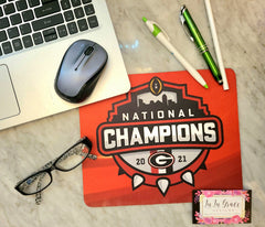 Georgia Bulldogs National Champions Mousepad