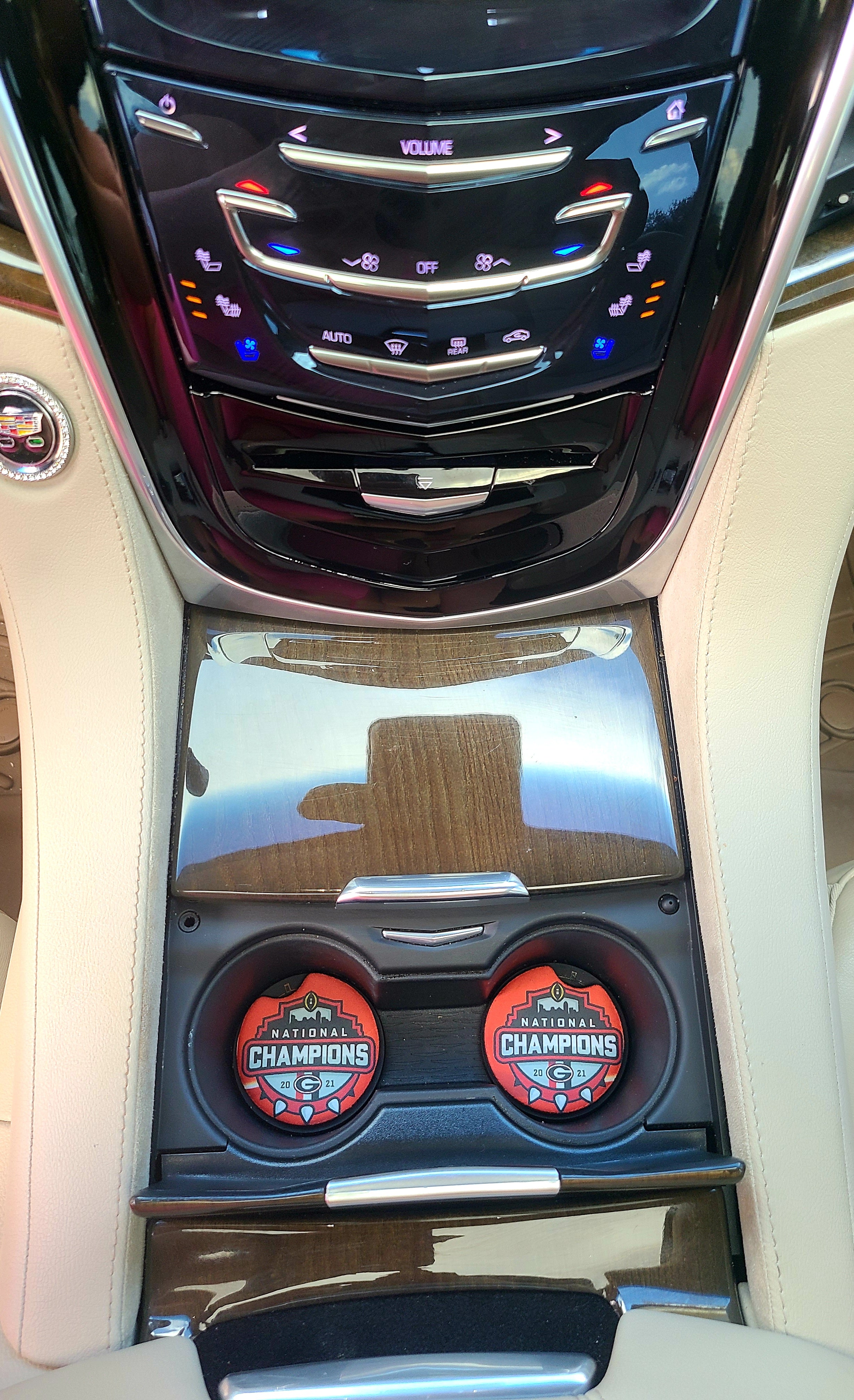 Georgia Bulldogs Car Coasters Set