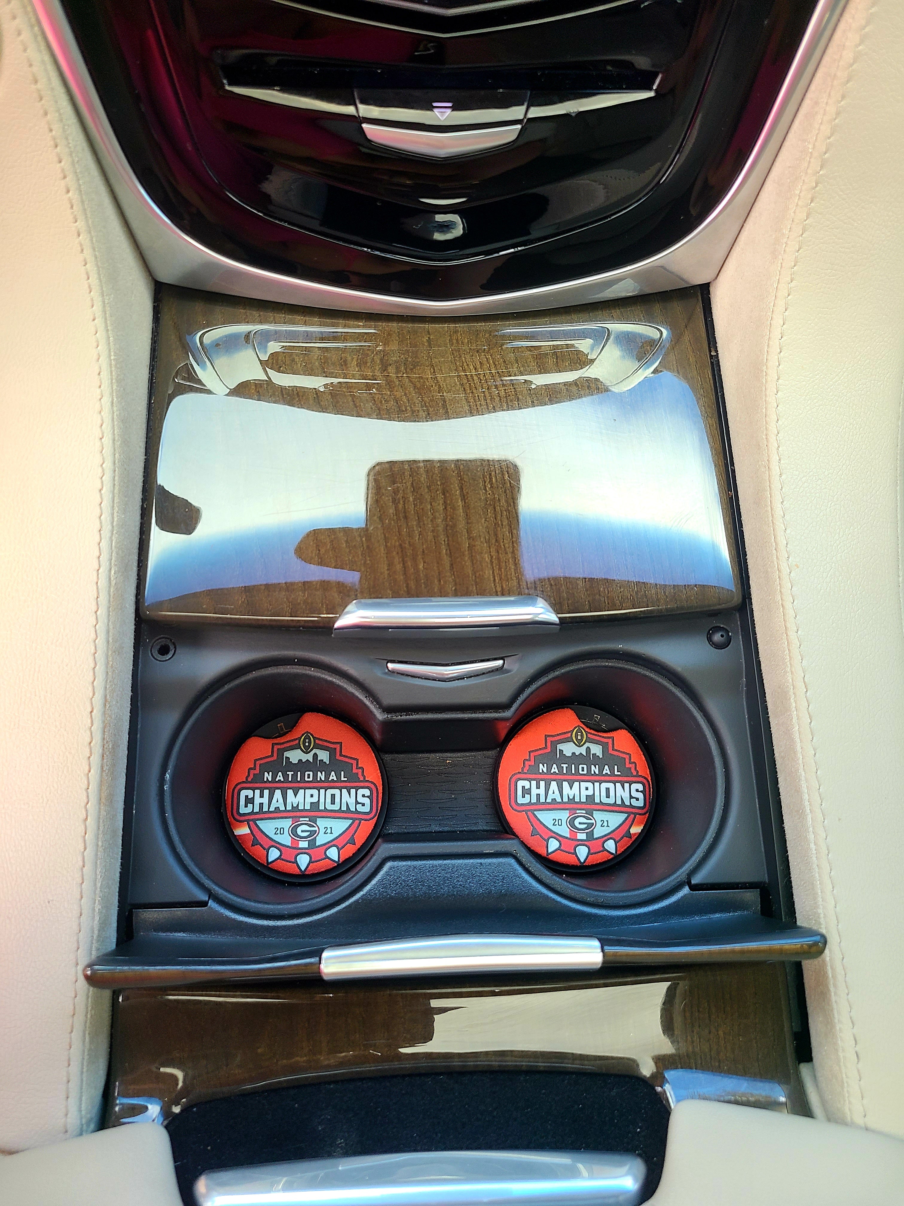 Georgia Bulldogs Car Coasters Set