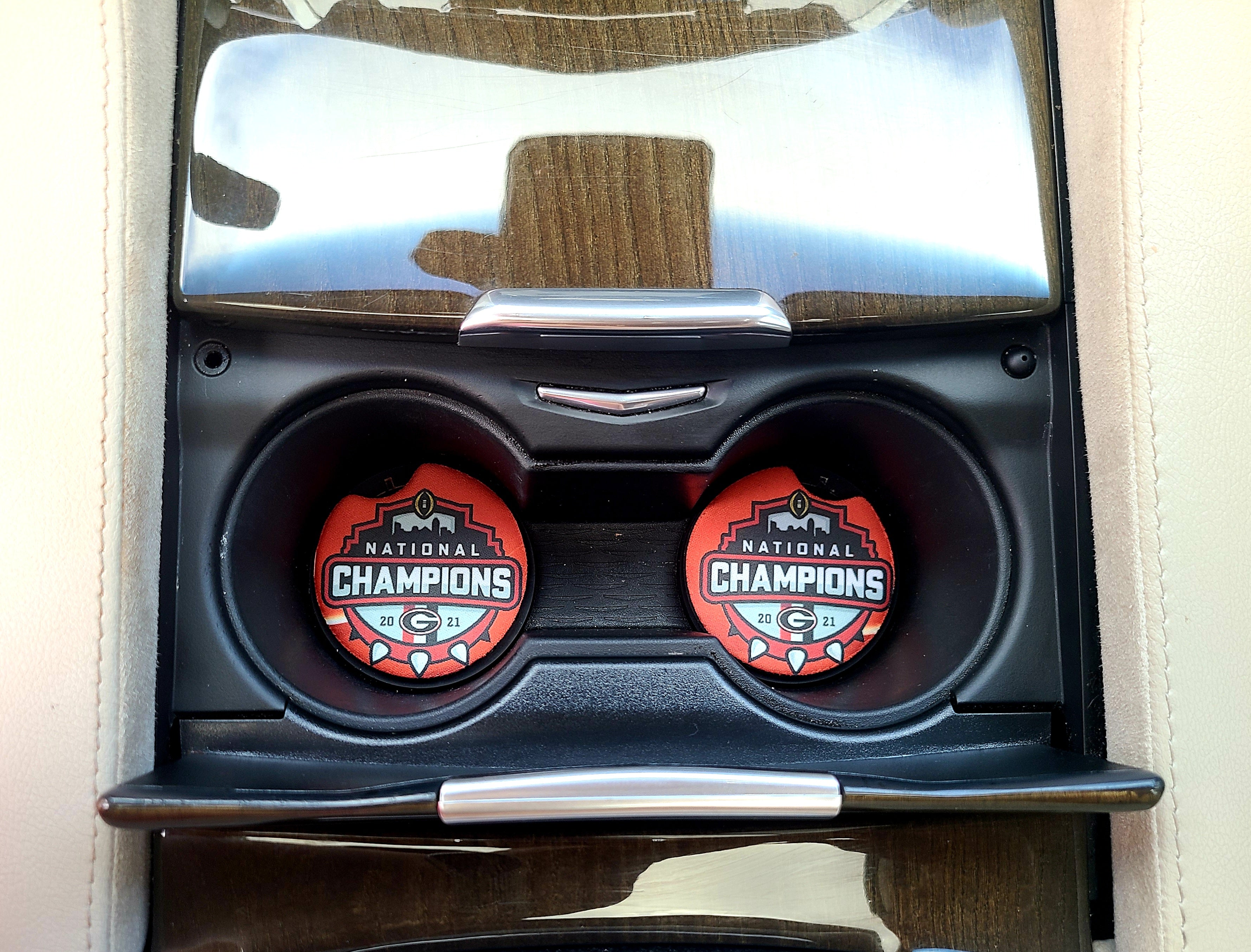 Georgia Bulldogs Car Coasters Set