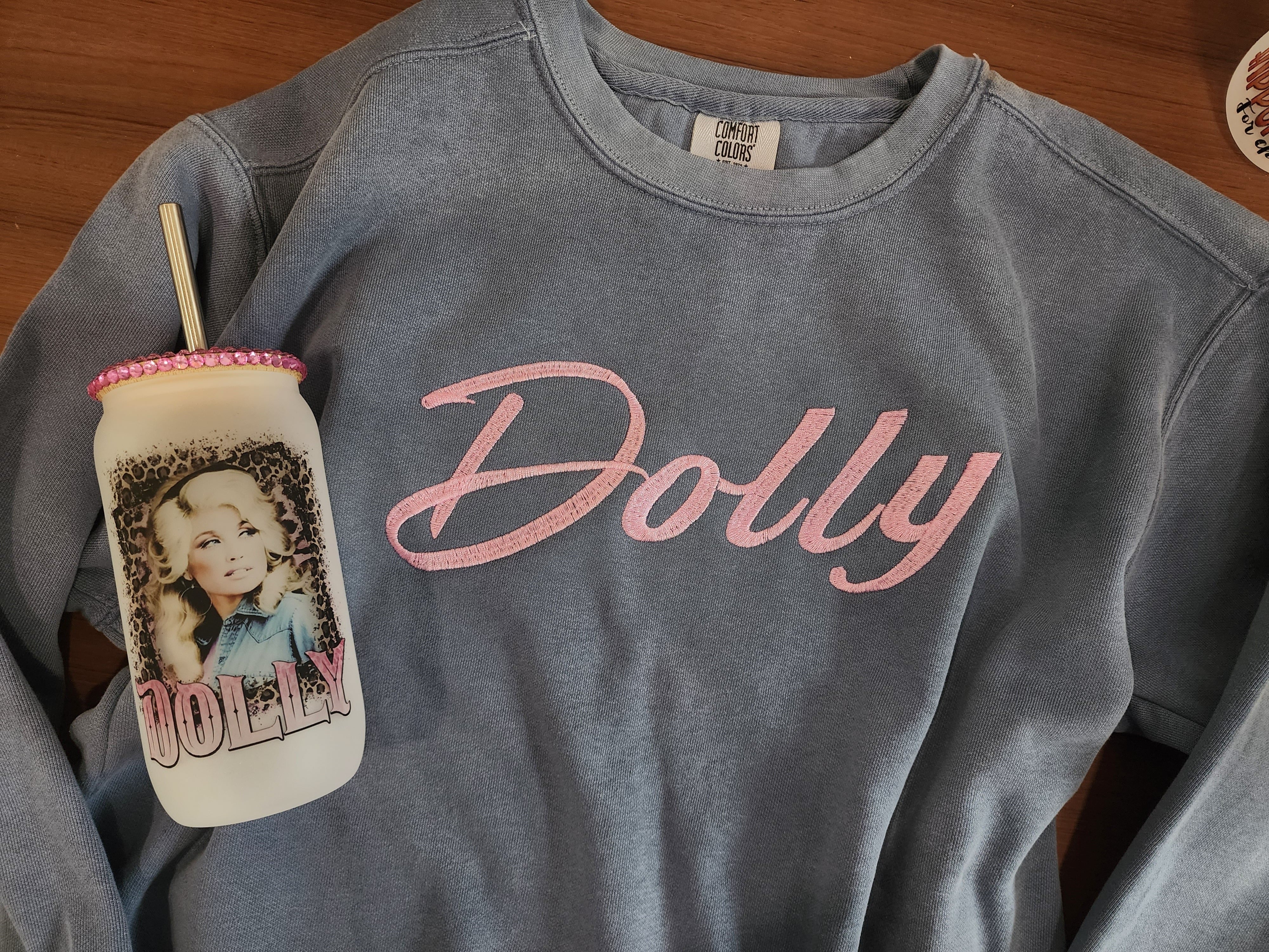 Dolly Parton Leopard Print Beer Can Glass Tumbler