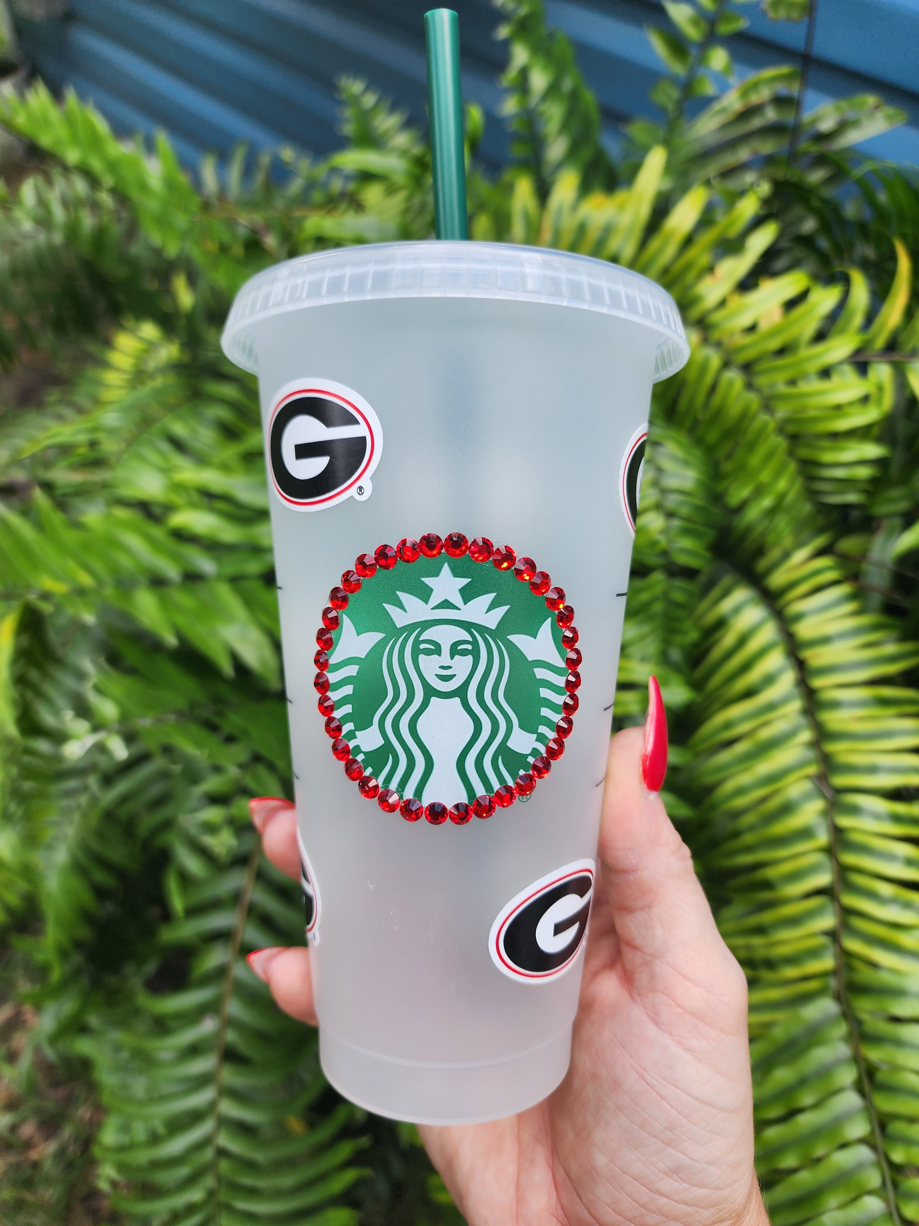 Venti Rhinestone Georgia Bulldogs Cold Cup