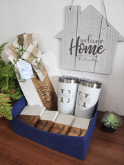 Customized Family Name Welcome Home Door Hanger Sign