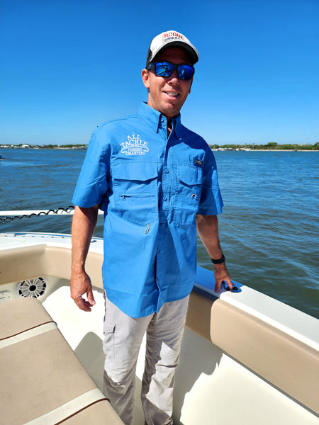 Custom Embroidered Eddie Bauer Fishing Shirts - Short Sleeve: Custom  Embroidered Apparel for Boaters – LuLu Grace