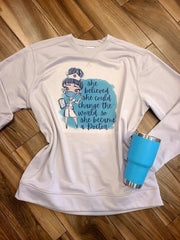 She Believed She Could Change the World So She Became A Doctor Shirt / Nurse Shirt / Medical School tee / Medical School Grad / Doctor Gift