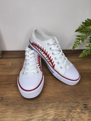 Glitter Baseball Low Top Sneakers