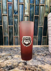 Customizable Ombré Red Georgia Shot Glasses