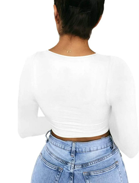 Florida Gators Sunflower Long Sleeve Crop Top