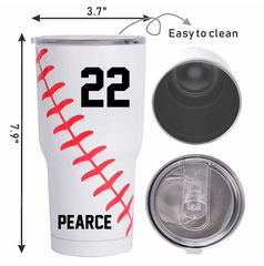 4 Piece Personalized Baseball Gift Set