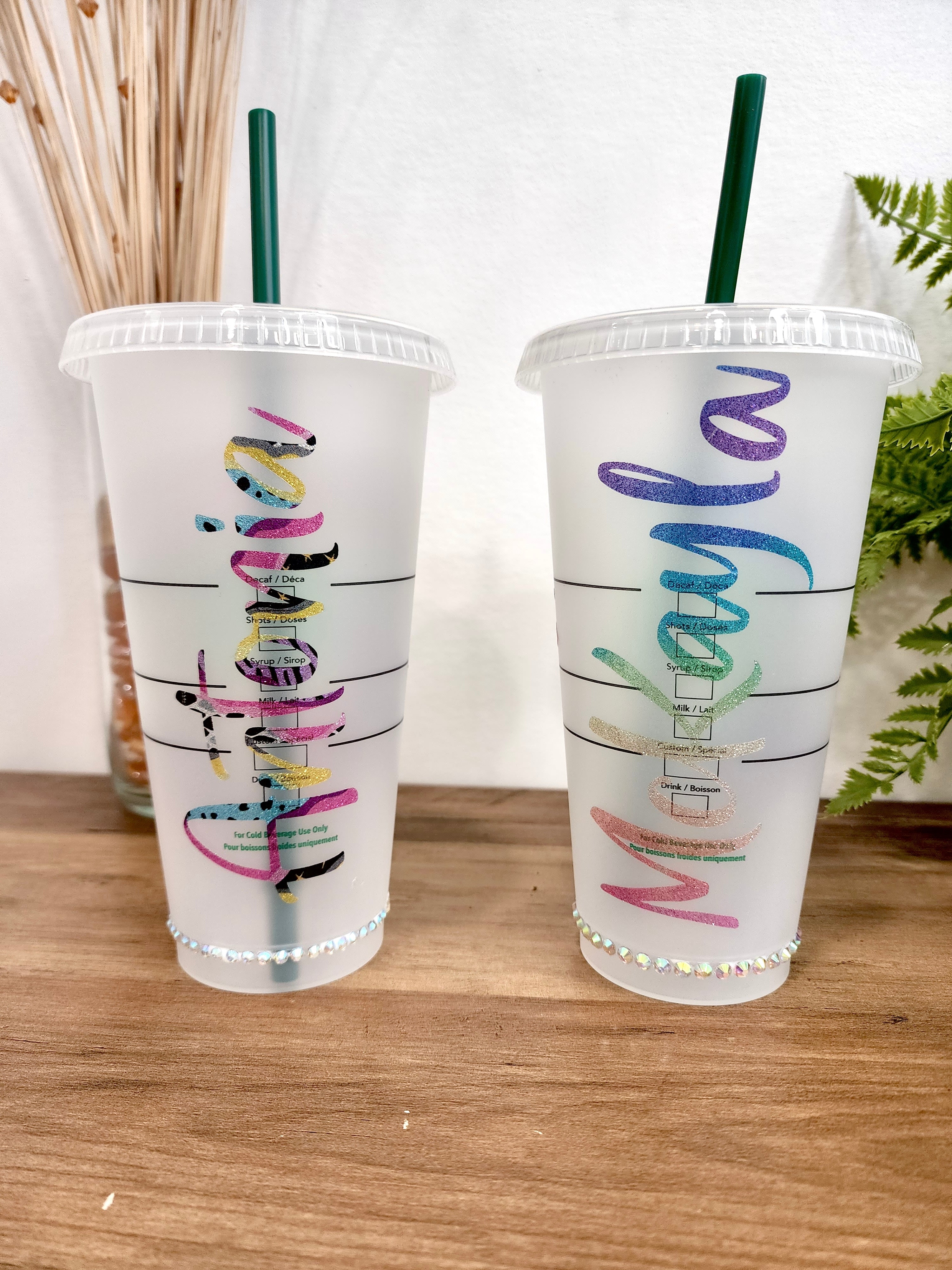 Customizable Sunflower 24 oz Rhinestone Tumbler