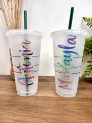 Customizable Sunflower 24 oz Rhinestone Tumbler