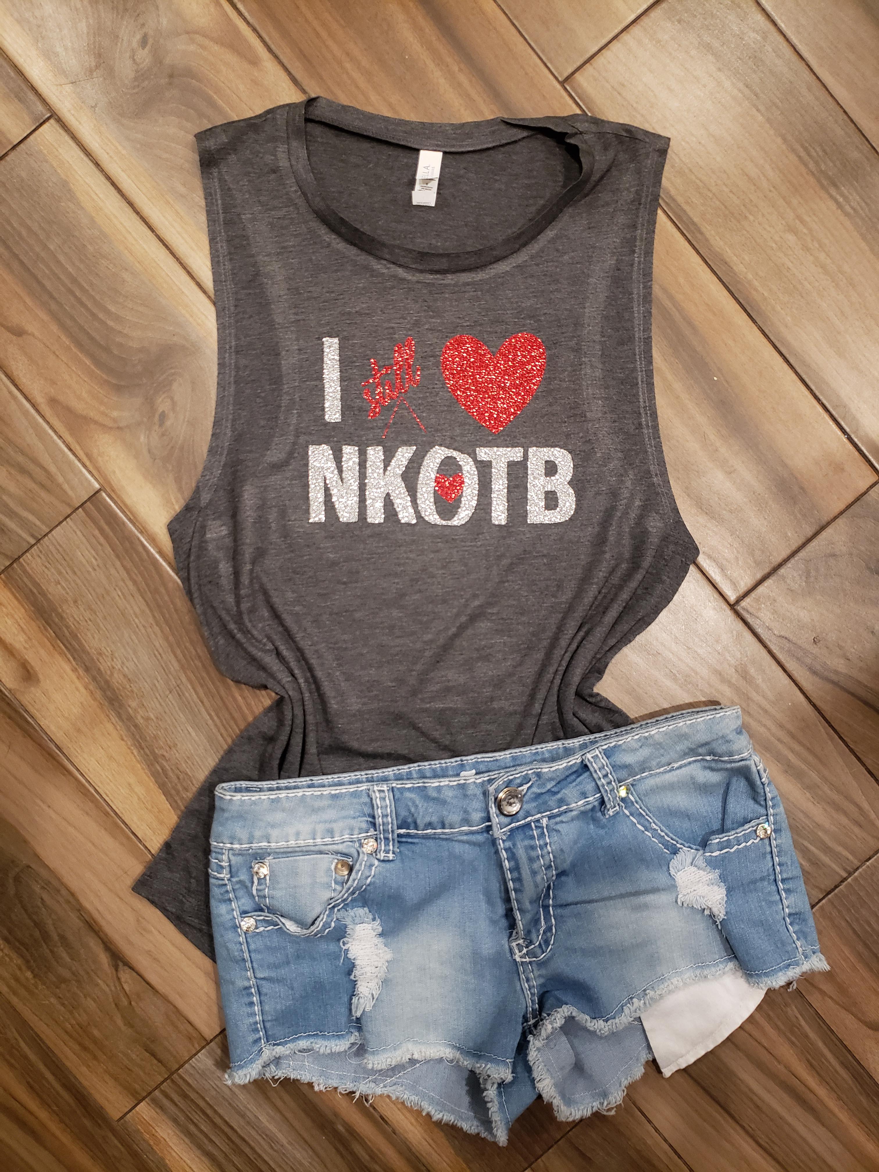I Still Love New Kids On The Block (NKOTB) Glitter Top