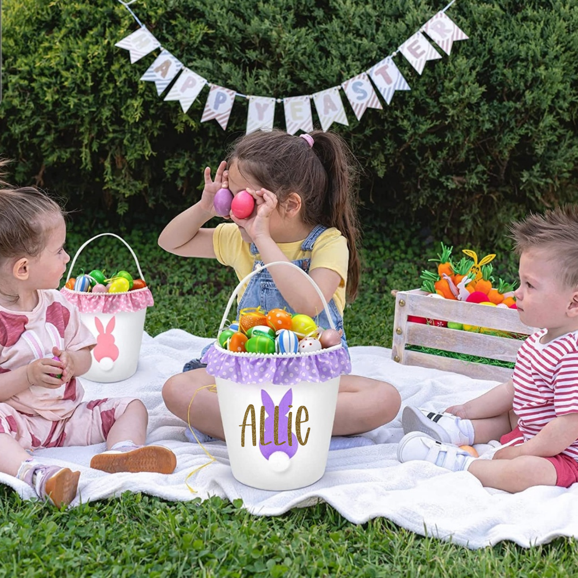 Customized Easter Baskets for Kids