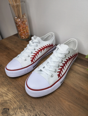 Glitter Baseball Low Top Sneakers