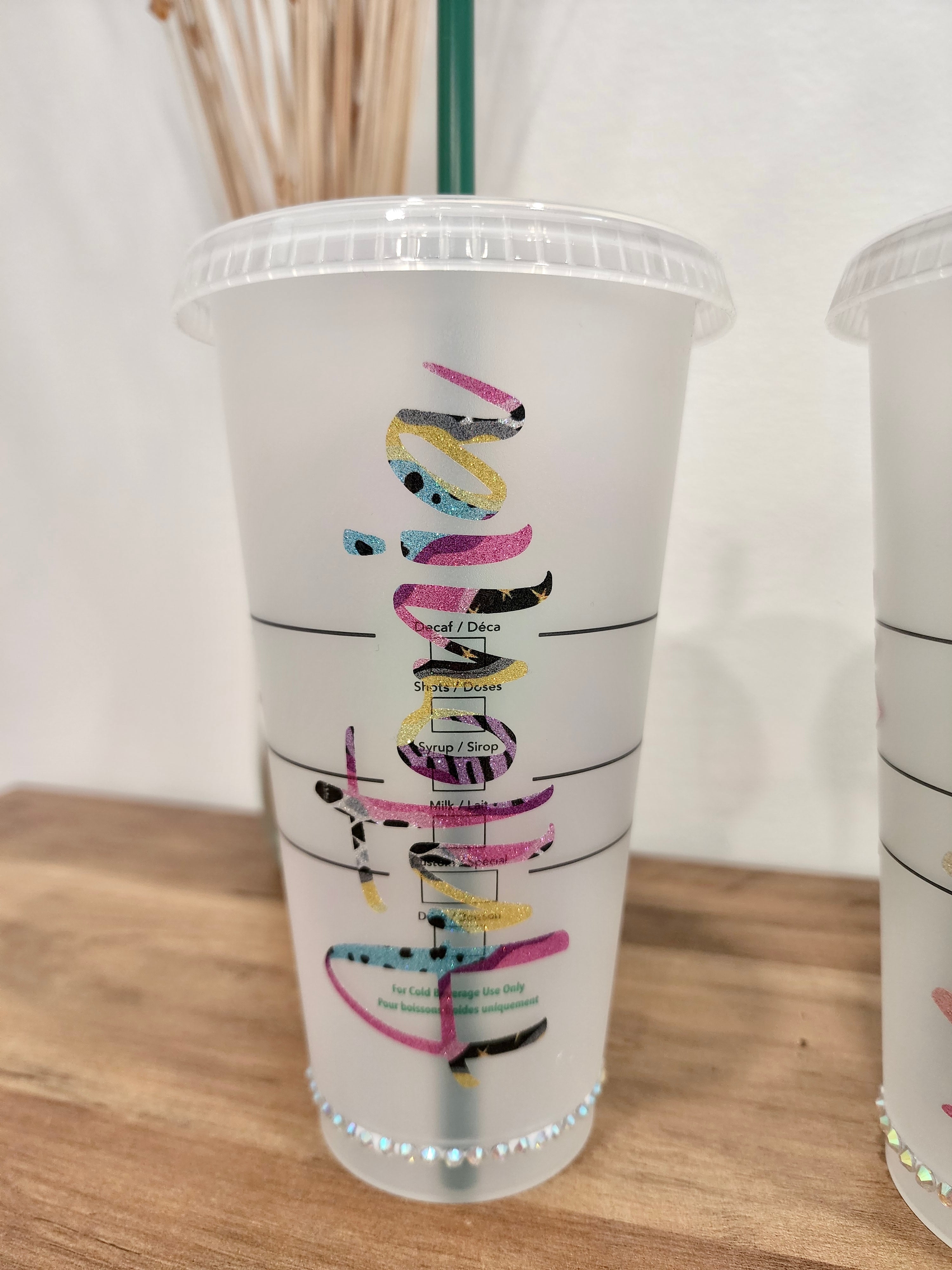 Customizable Sunflower 24 oz Rhinestone Tumbler