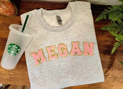 Custom Name Letter Patch Shirt